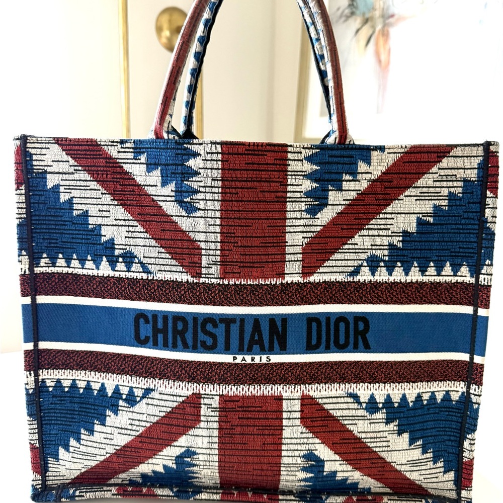 Dior Limited Edition Union Jack Book Tote